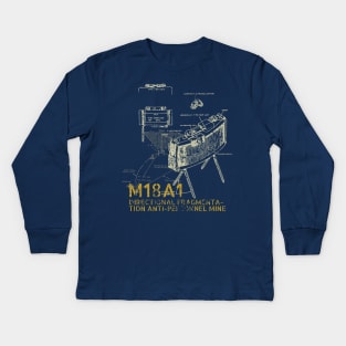 M18A1 Claymore Anti-Personnel Mine Kids Long Sleeve T-Shirt